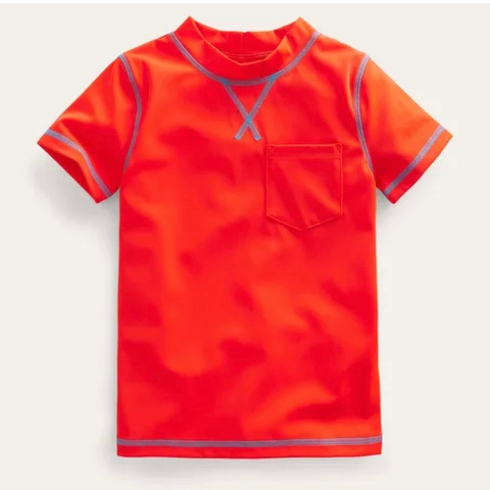 NWT! Mini Boden Short Sleeve Rash Vest Size 13/14 - Picture 1 of 4